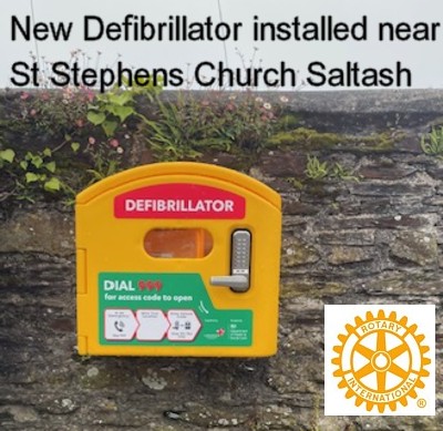 New defibrilator St Stephens 2